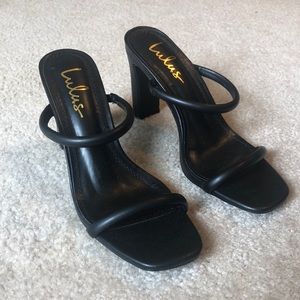 Lulus Two Strap Heels